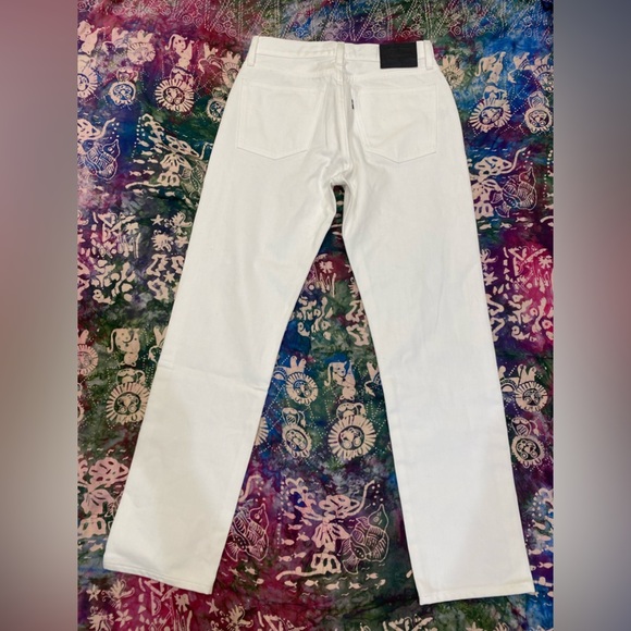 Levi’s Made and Crafted pipe straight jeans white size 27 - Picture 1 of 11